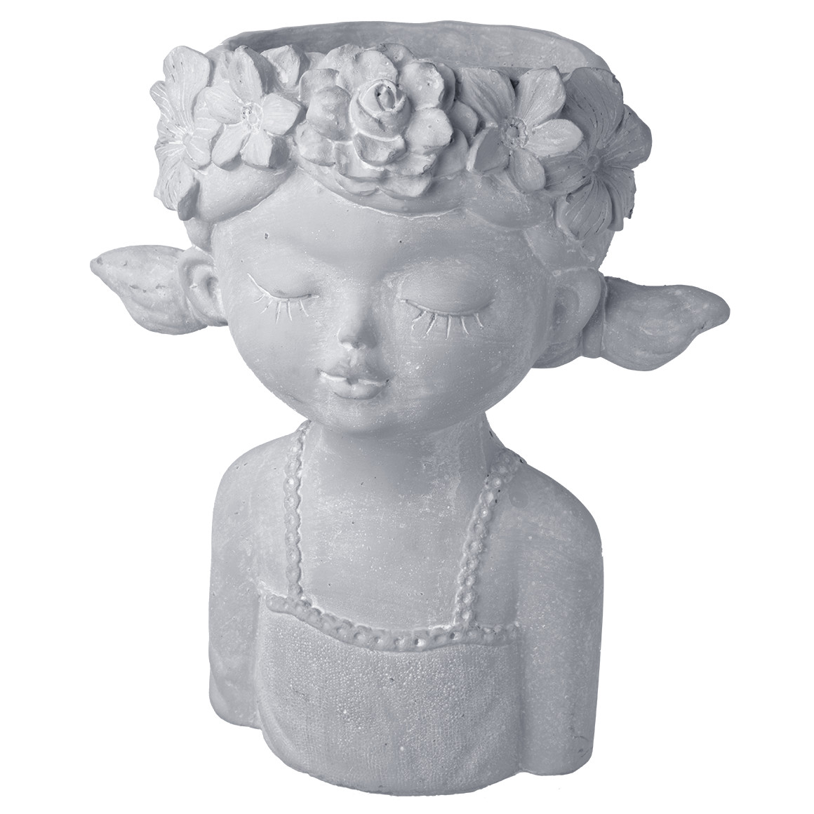 Blumentopf mit lieblichem Gesicht