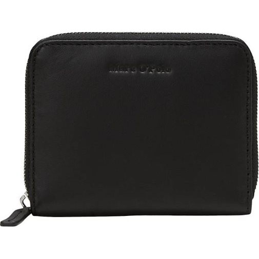 Marc O'Polo Zipper-Geldbörse aus hochwertigem Rindsleder