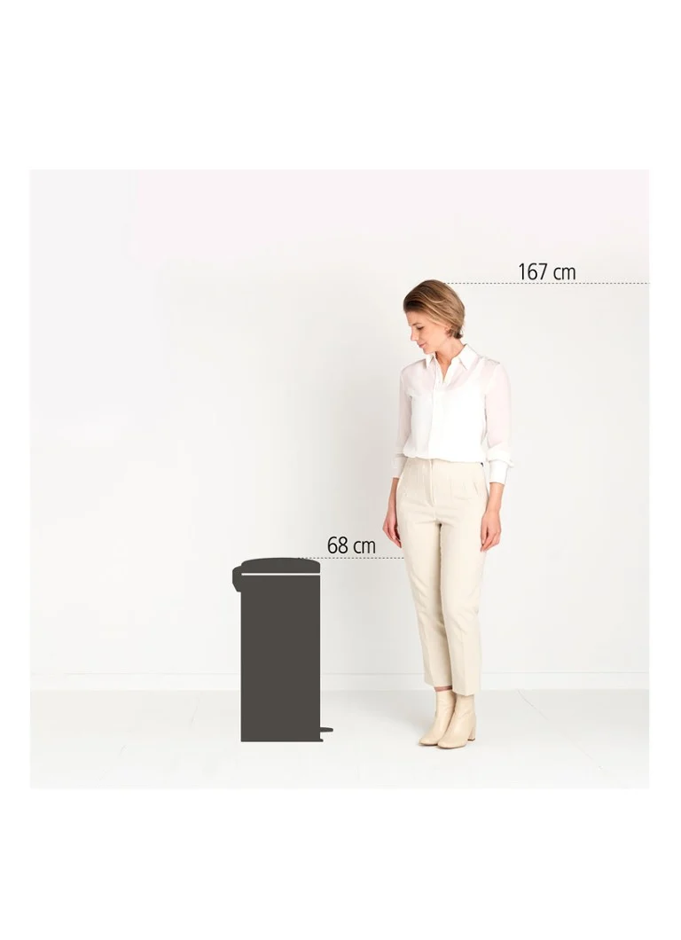 Pattumiera a pedale Brabantia NewIcon da 30 litri