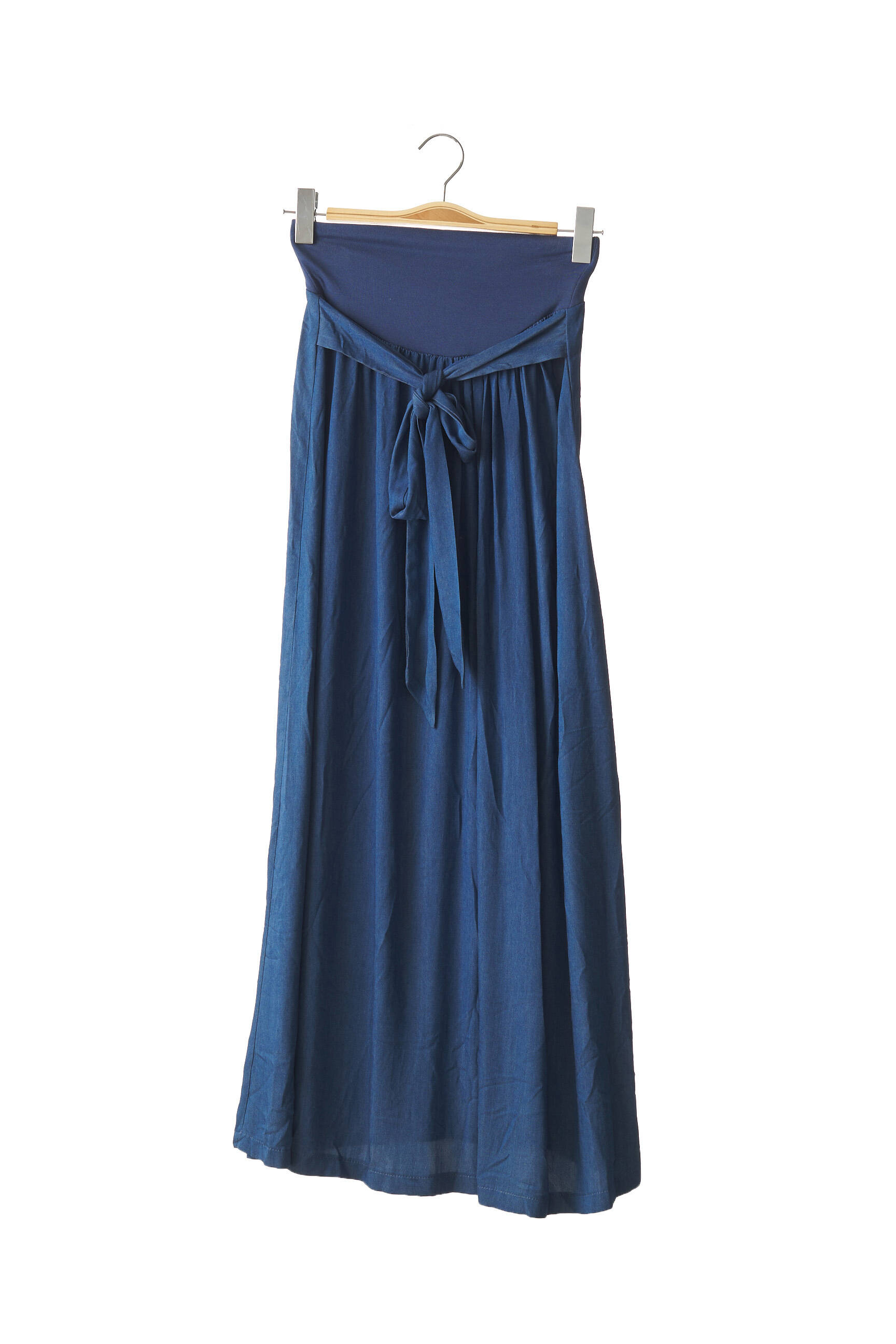 9 Fashion Jupes Maternite Femme couleur bleu