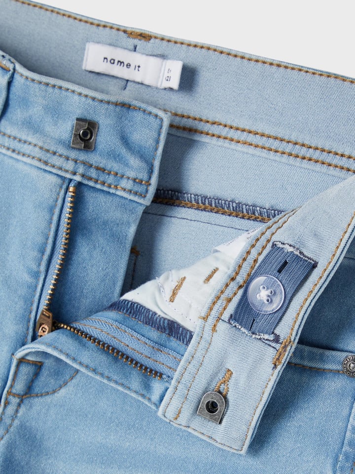 name it Jeans slim fit in light blue denim günstig kaufen