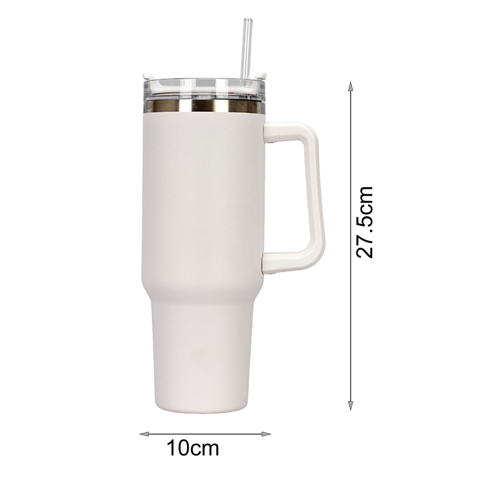 farfi Thermobecher 40-Unzen-Thermobecher aus 304-Edelstahl–Auslaufsicher&wiederverwendbar, Gute Abdichtung, lebensmittelecht, tragbar