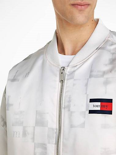 TOMMY-JEANS TJCU CKERBOARD SATEEN BOMBER