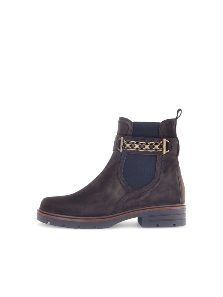 Gabor Fashion Chelsea Boots in braun günstig kaufen
