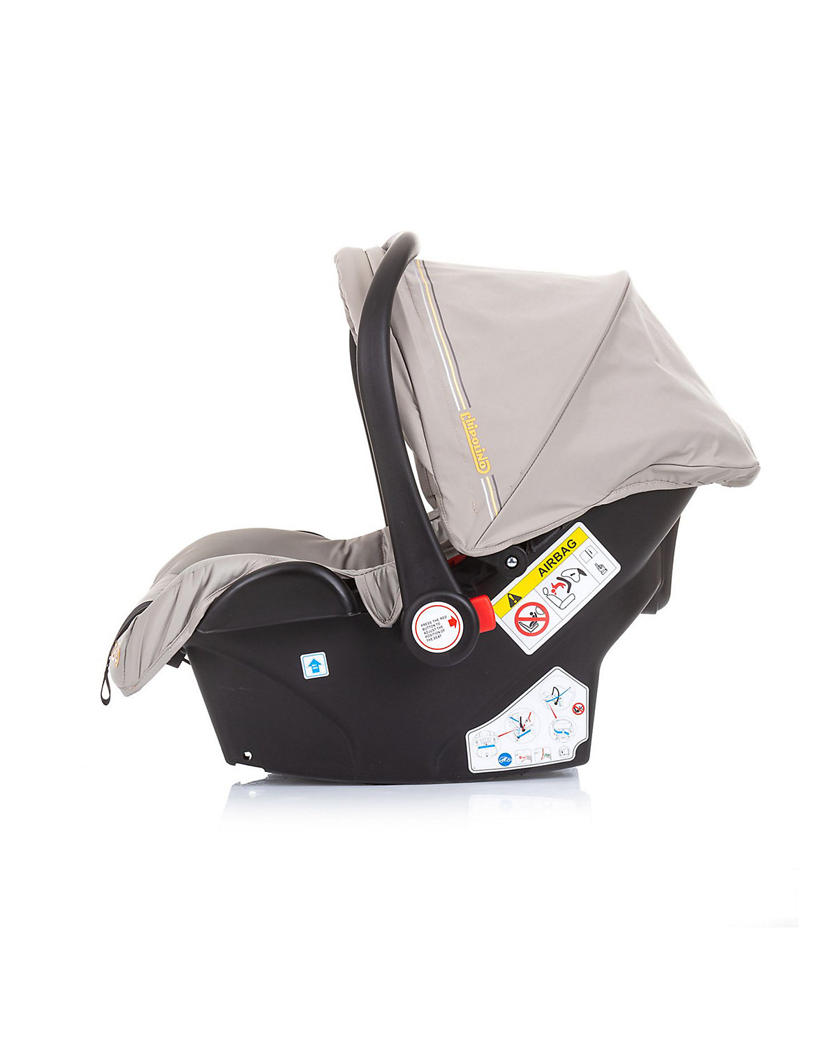 Babyschale Misty Gruppe 0+ (0-13 kg) Kissen, 3-Punkt-Gurt, Sonnendach Kindersitze