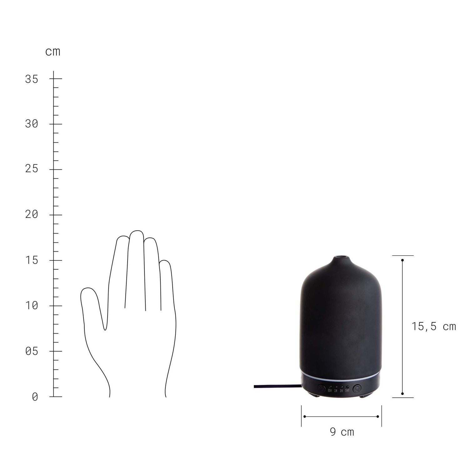 CLOUD NINE Aroma Diffuser Höhe 16cm