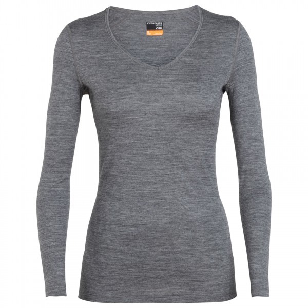 Icebreaker - Women's 200 Oasis L/S V - Merinounterwäsche