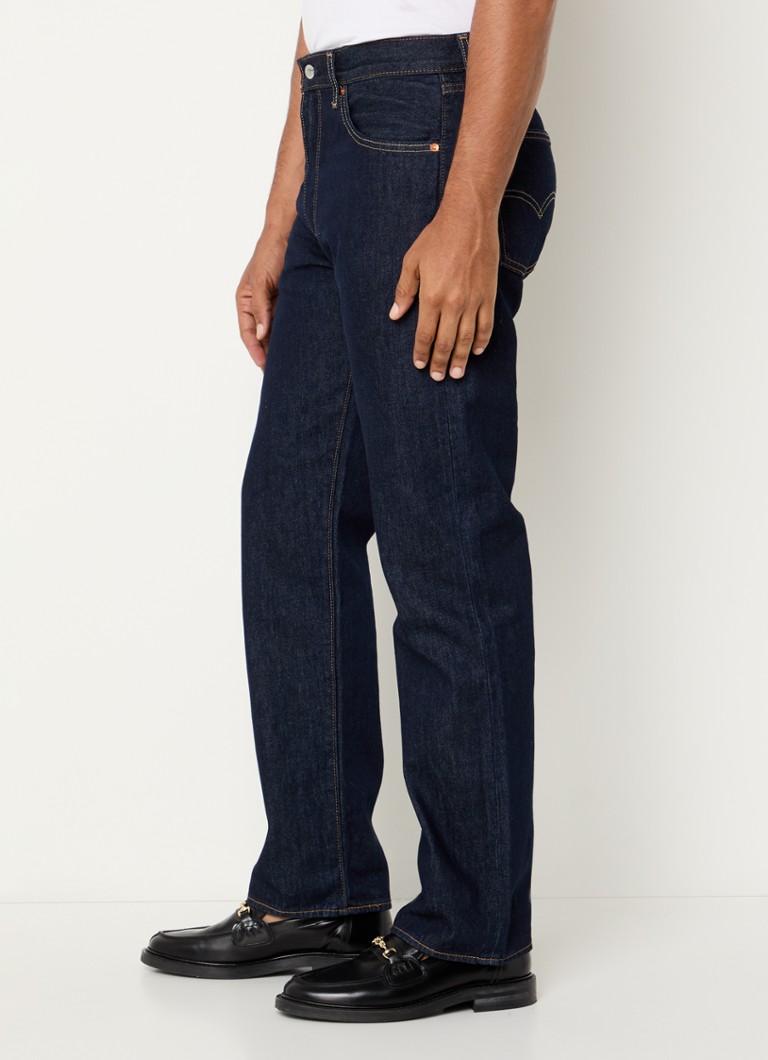 Jeansy Levi's 555 z prostą nogawką, ciemne wyblaknięcie