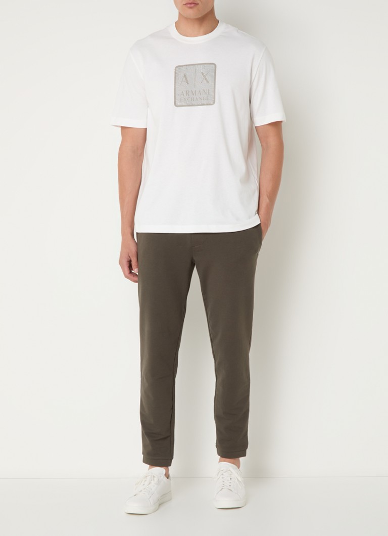 Armani Exchange T-krekls ar logotipa apdruku