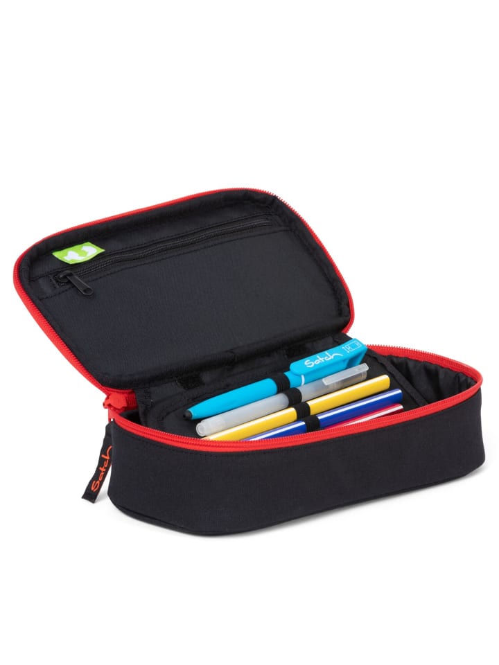 Satch Schlamperbox Fire Phantom in Schwarz/Rot günstig kaufen onesize