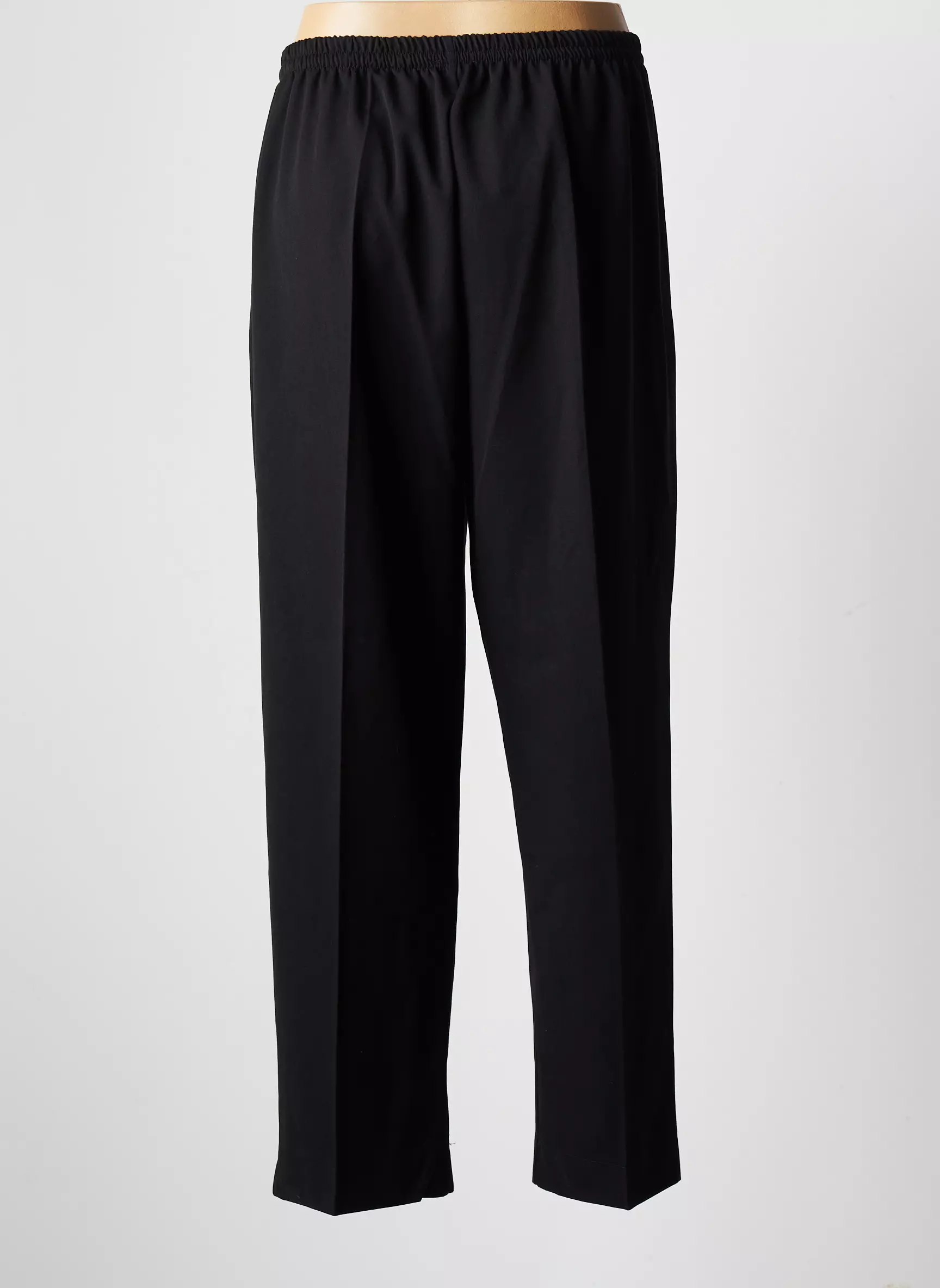 Rose Pomme Pantalons Droits Femme couleur noir