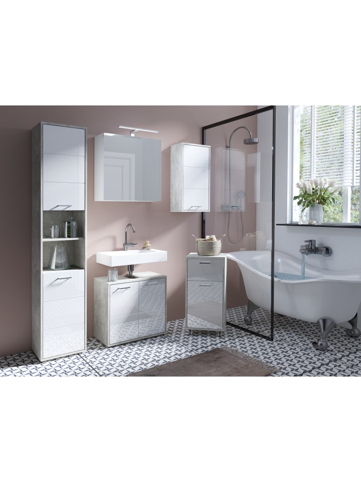 byLiving Spiegelschrank SPREE in weiß - (B) 60 x (H) 60 x (T) 20 cm günstig kaufen onesize