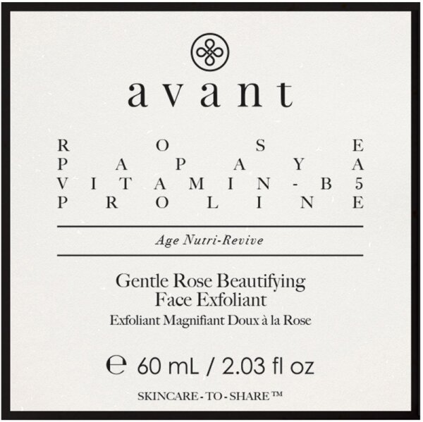 Avant Nutri-Revive Gentle Rose Beautifying Face Exfoliant Gesichtspeeling