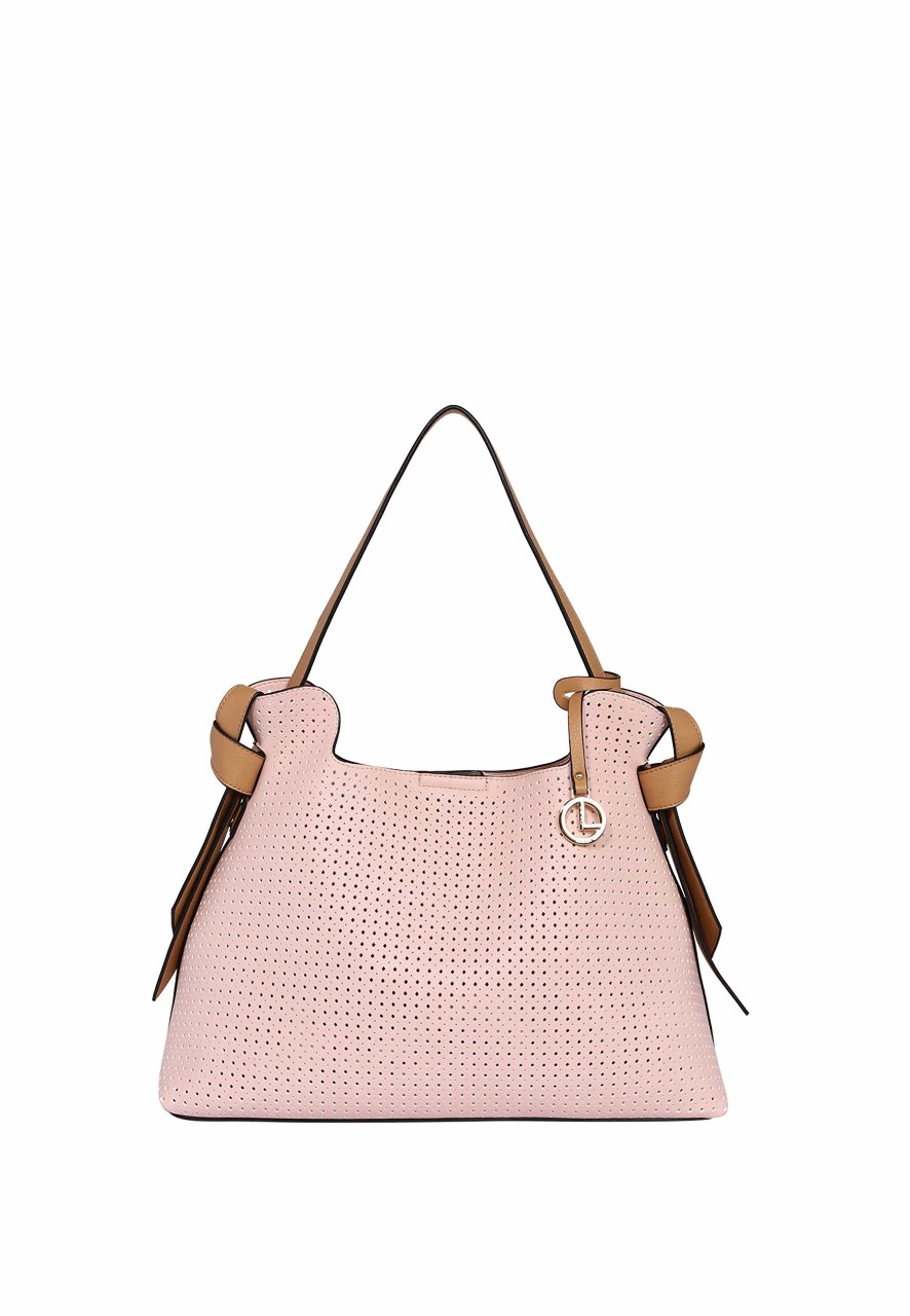 L. CREDI Handtaschen silber Ivett