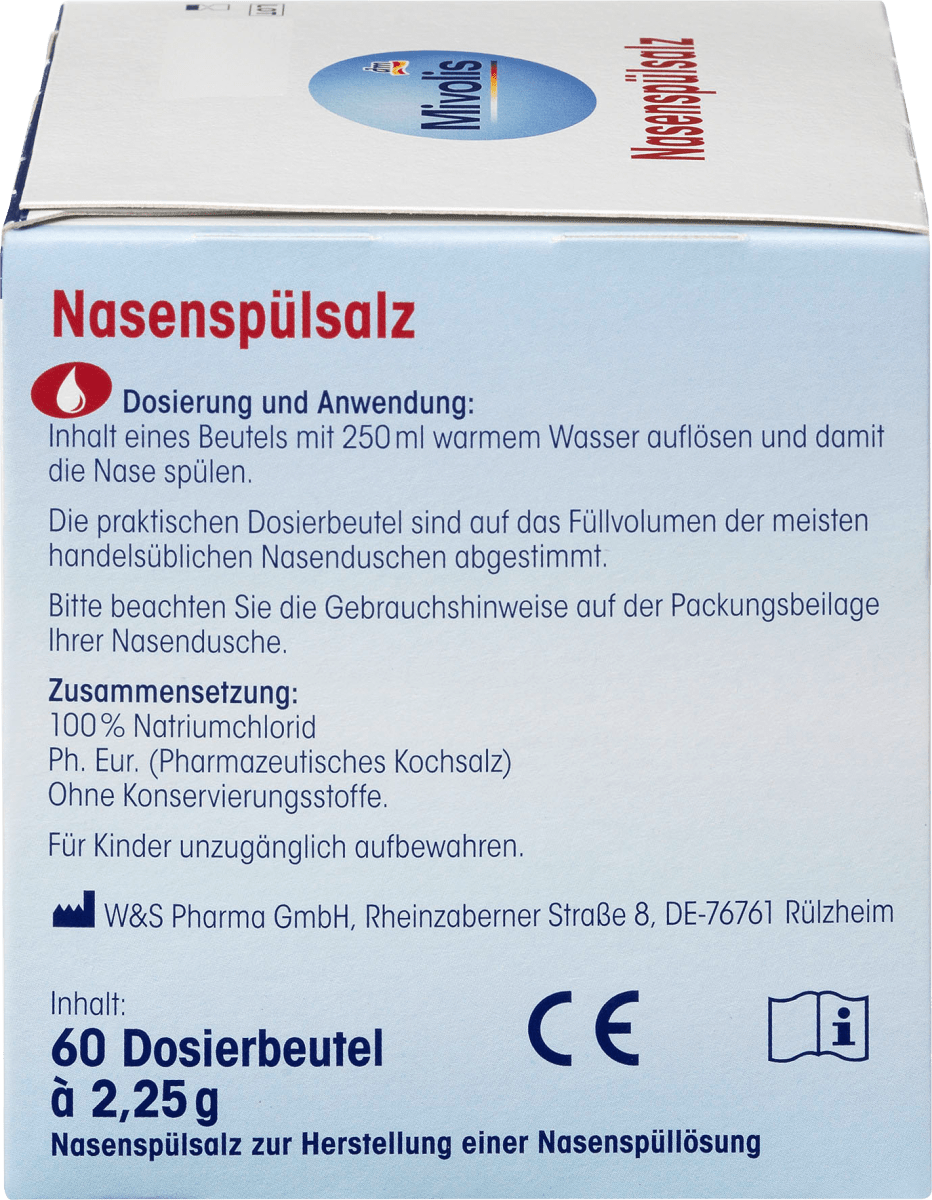Nasenspülsalz, 60 St