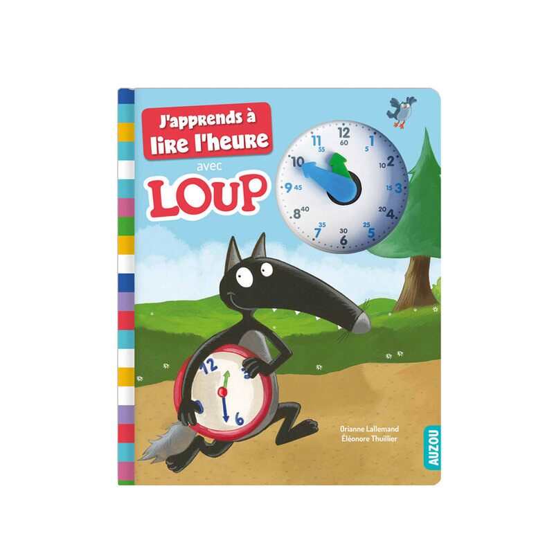 Livre J'apprends à lire l'heure avec Loup - Auzou
