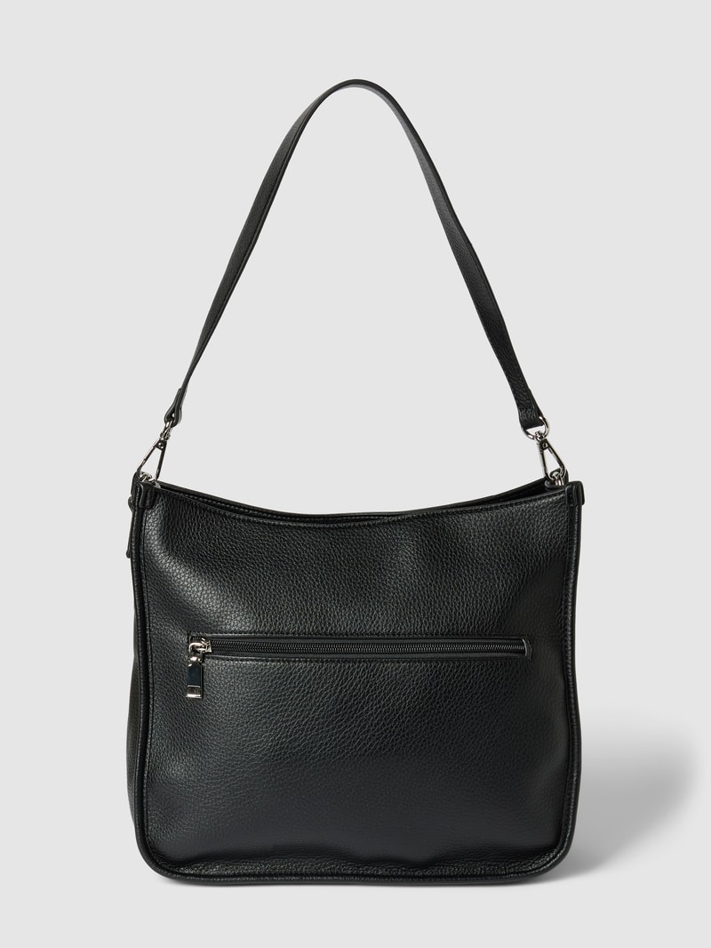 Handtasche in Leder-Optik Modell 'DALE HOBO' in schwarz