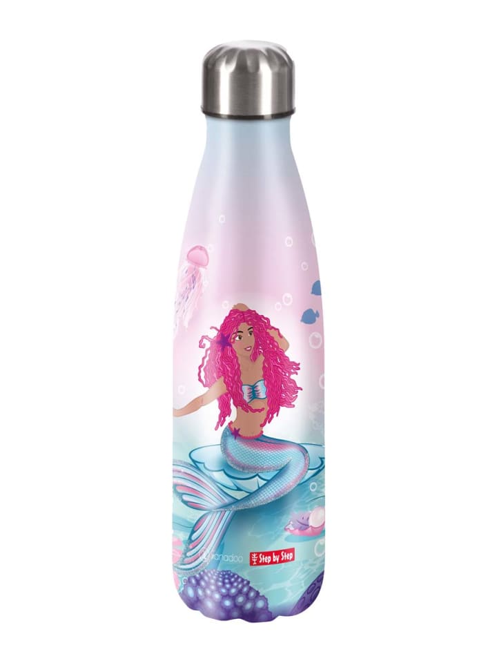 Step by Step Step by Step Isolierte Edelstahl-Trinkflasche 
