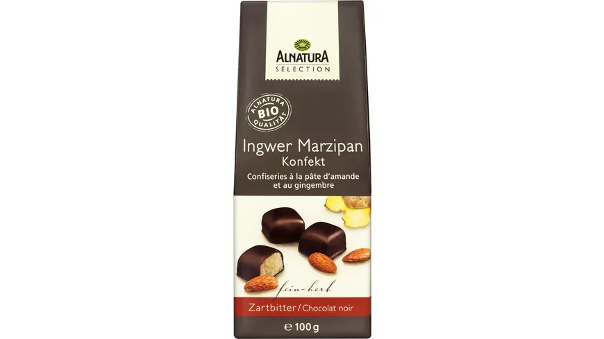 Alnatura Bio Sélection Ingwer-Marzipan-Konfekt Sélection 100 g
