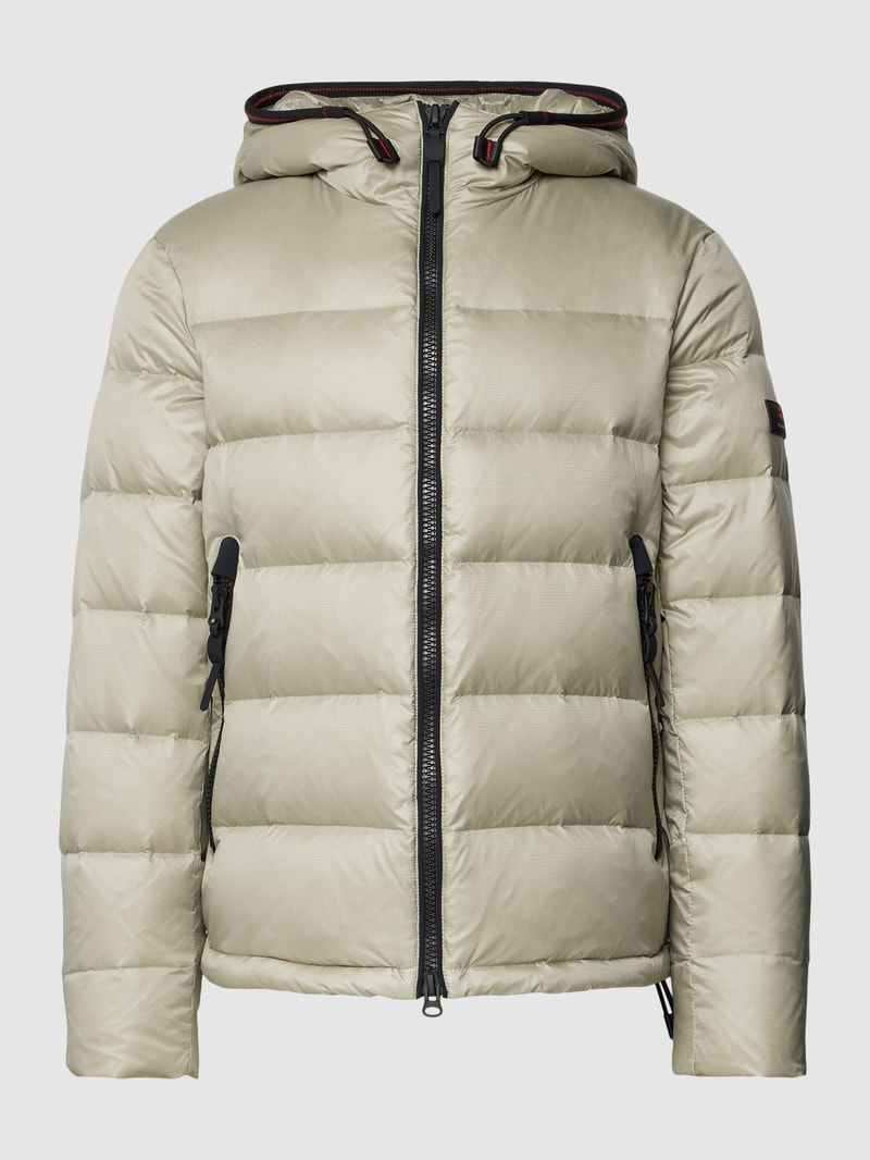 Steppjacke mit Kapuze Modell 'HONOVA NR 02' in beige