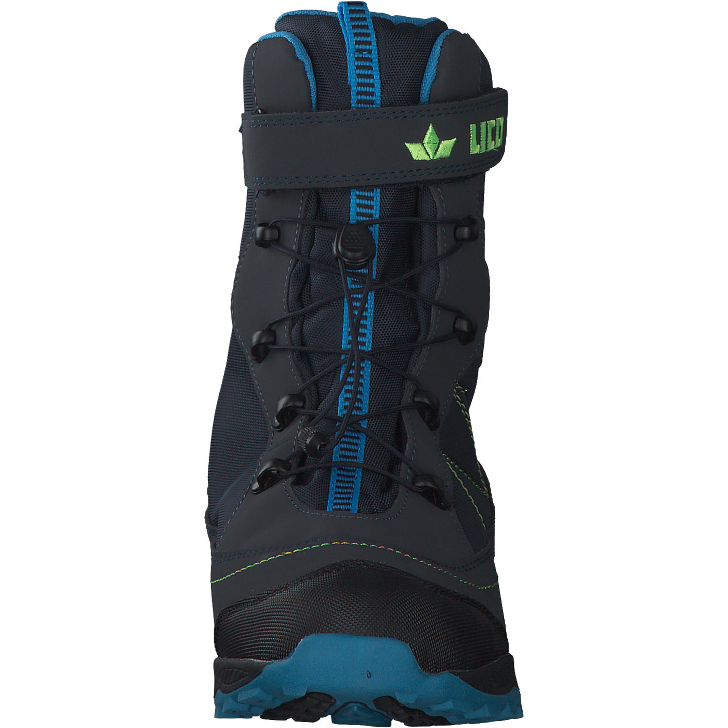 Geka Sundsvall, Winterstiefel, Kinder, marine/blau/lemon