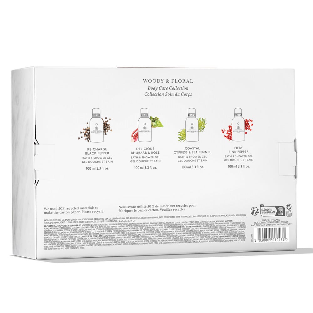 Molton Brown Woody & Floral Body Care Collection