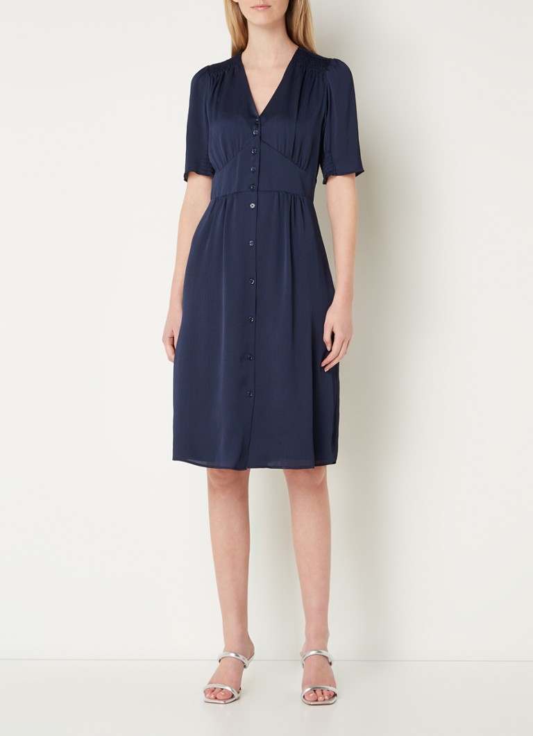Vestido camisero midi Elonie de Gerard Darel en tejido elástico.