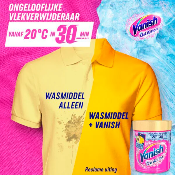 Vanish Oxi Action -tahranpoistoainejauhe 940 g