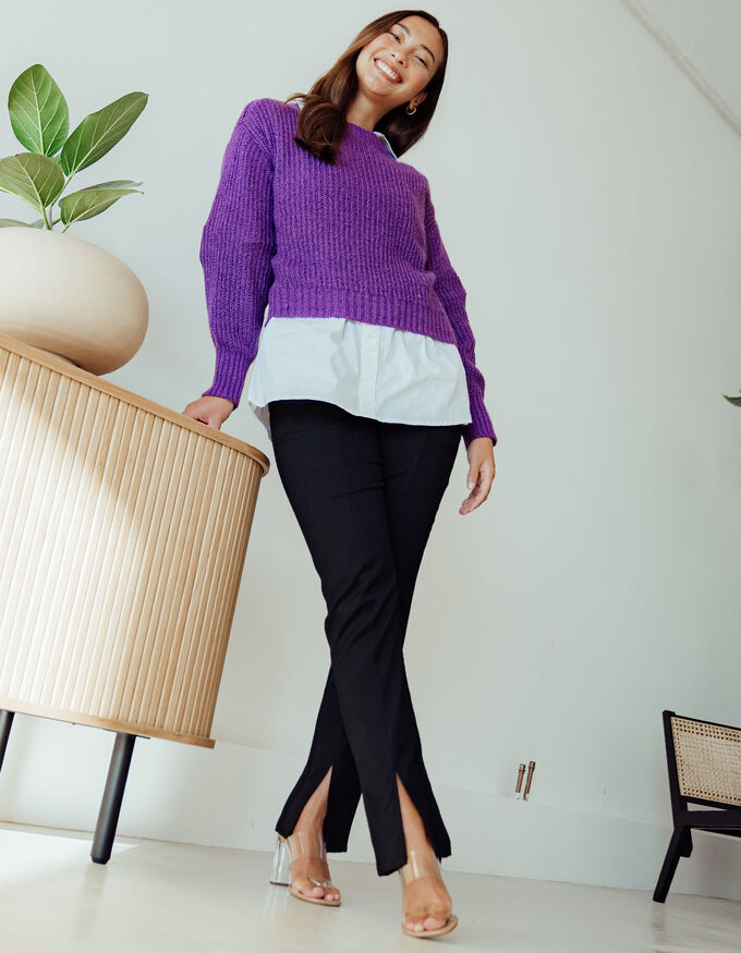 Chinohose - High Waist