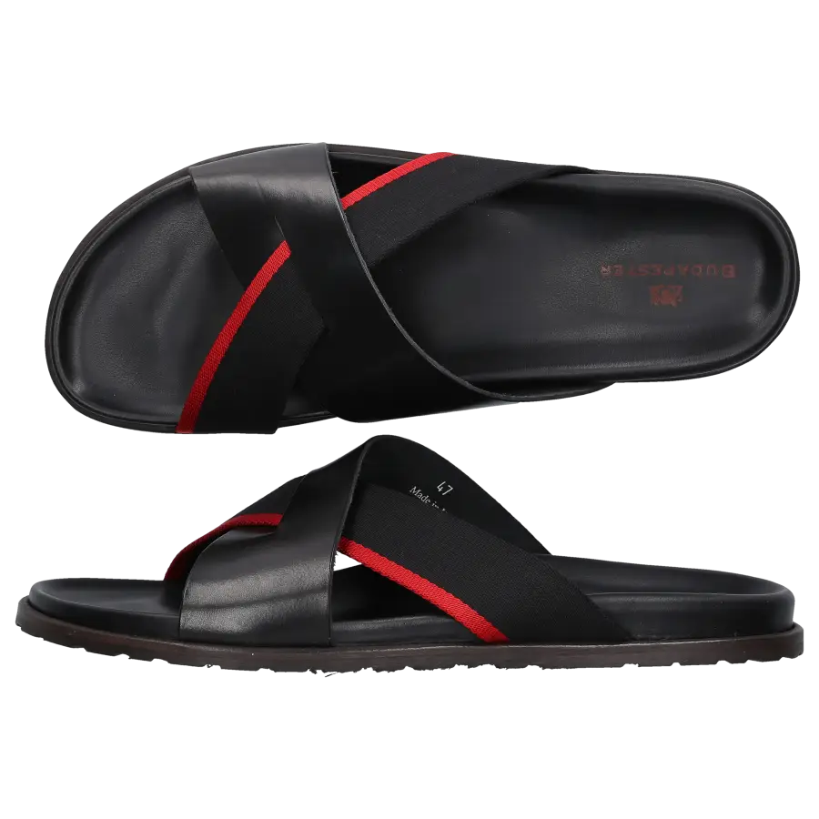 Budapester - Sandalen M7110 Kalbsleder - schwarz