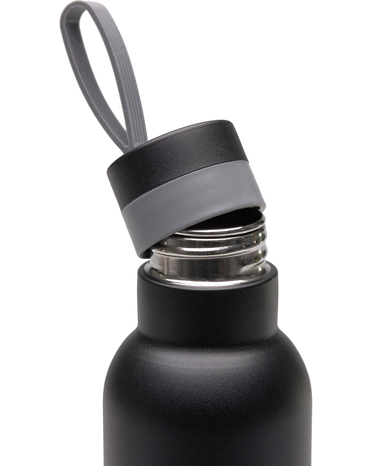 Edelstahl Trinkflasche Bold black, 750 ml