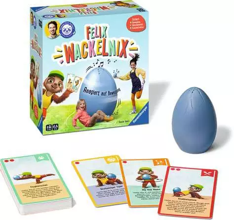 Beweg dich schlau! Felix Wackelnix - Kinderspiel ab 5 Jahren
