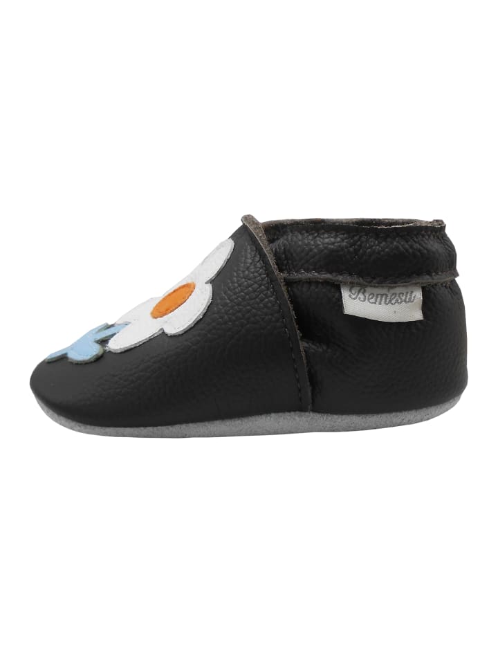 Yalion Leder-Krabbelschuhe 