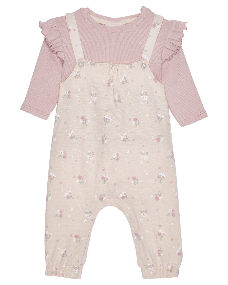 Newborn Langarmshirt + Latzhose