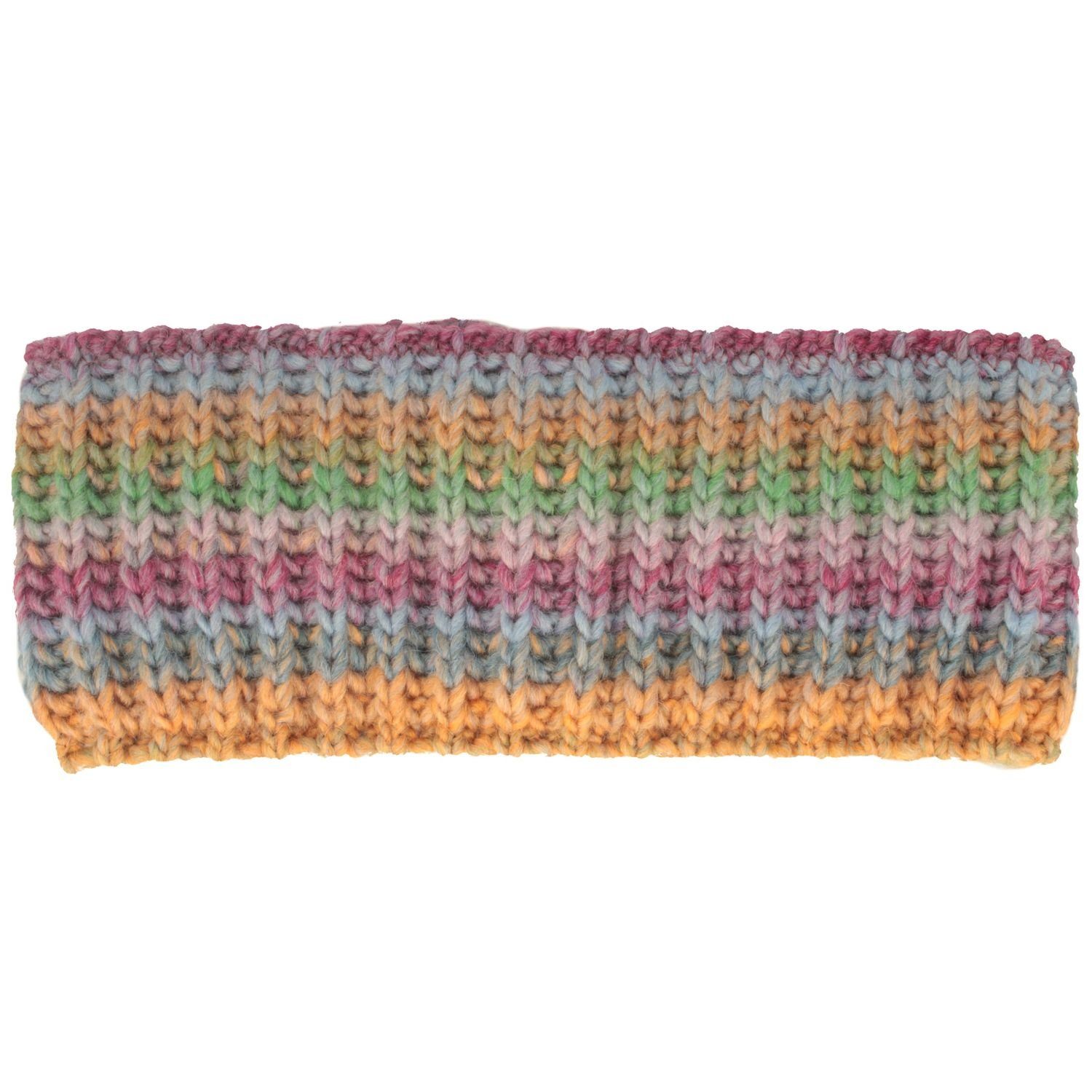 Breiter Stirnband Stirnband Unisex Farbverlauf mit Fleece