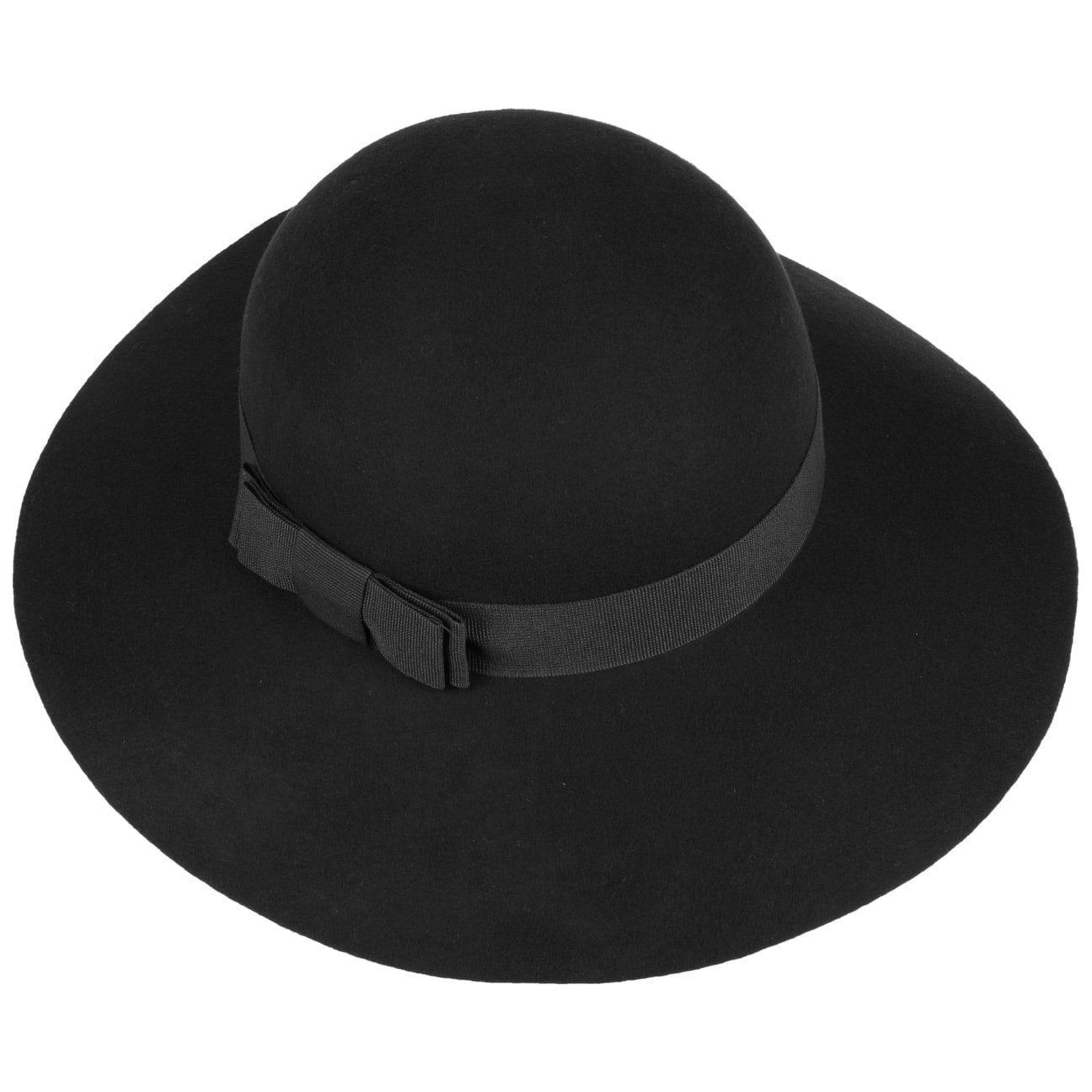 Lipodo Schlapphut (1-St) Wollhut mit Ripsband, Made in Italy