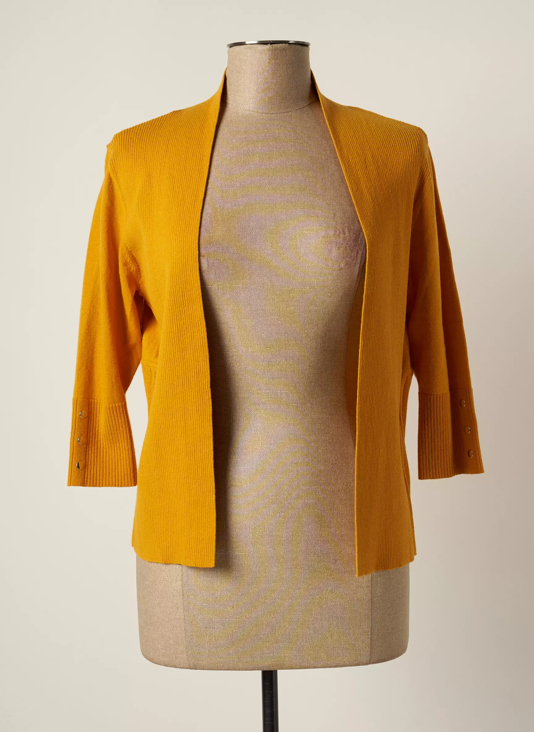 Concept K Cardigans Femme couleur jaune