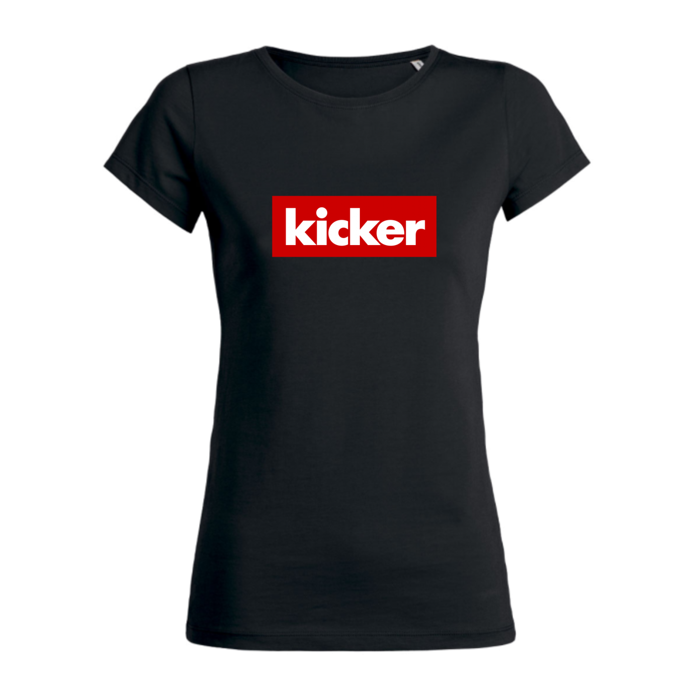 kicker Classic Box T-Shirt Damen Schwarz FC002