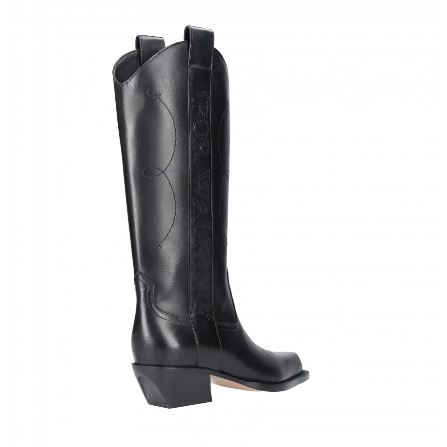 Off-White - Stiefeletten FOR WALKING TEXAN Kalbsleder - schwarz