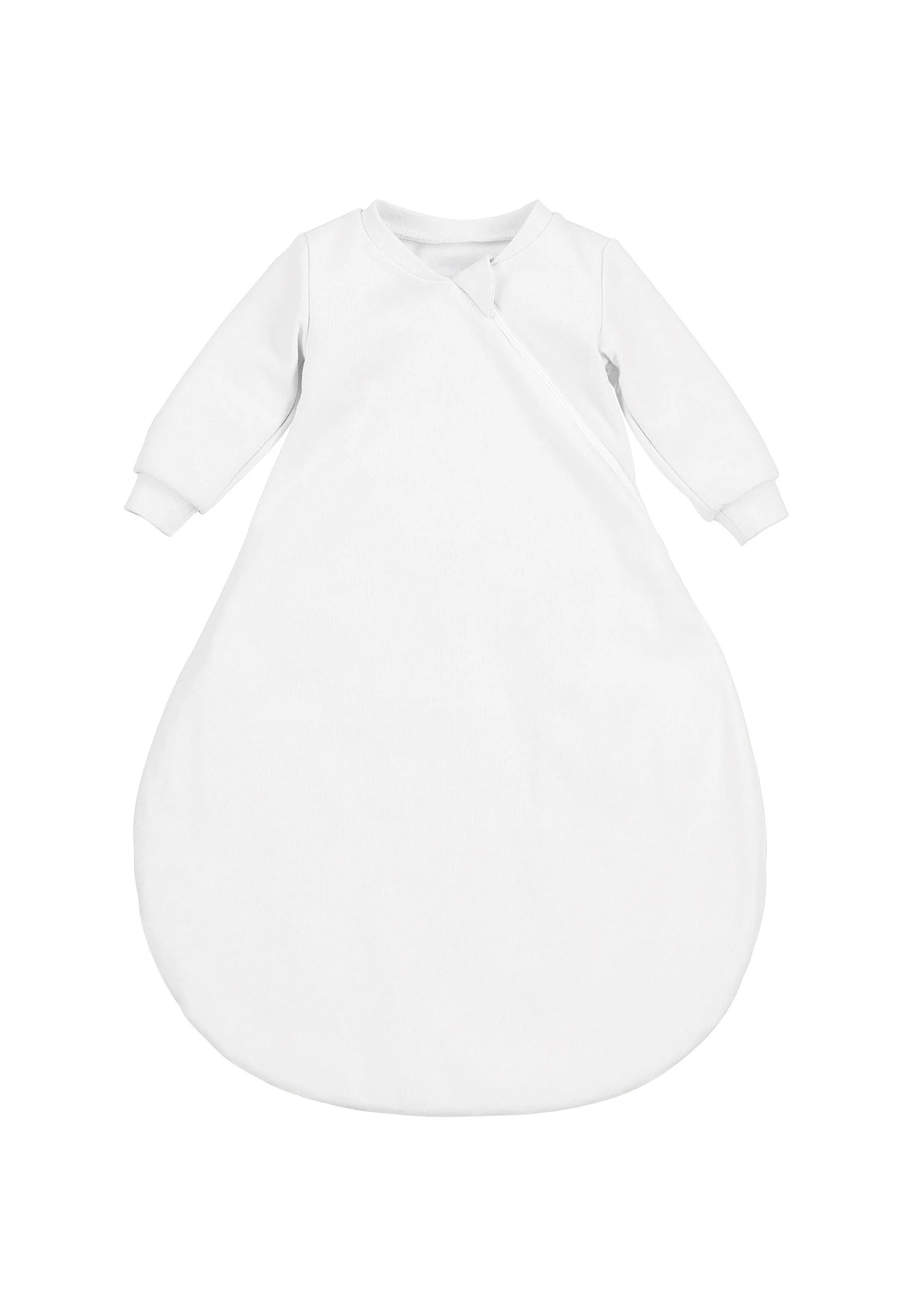 Innenschlafsack in Weiß aus Baumwolljersey