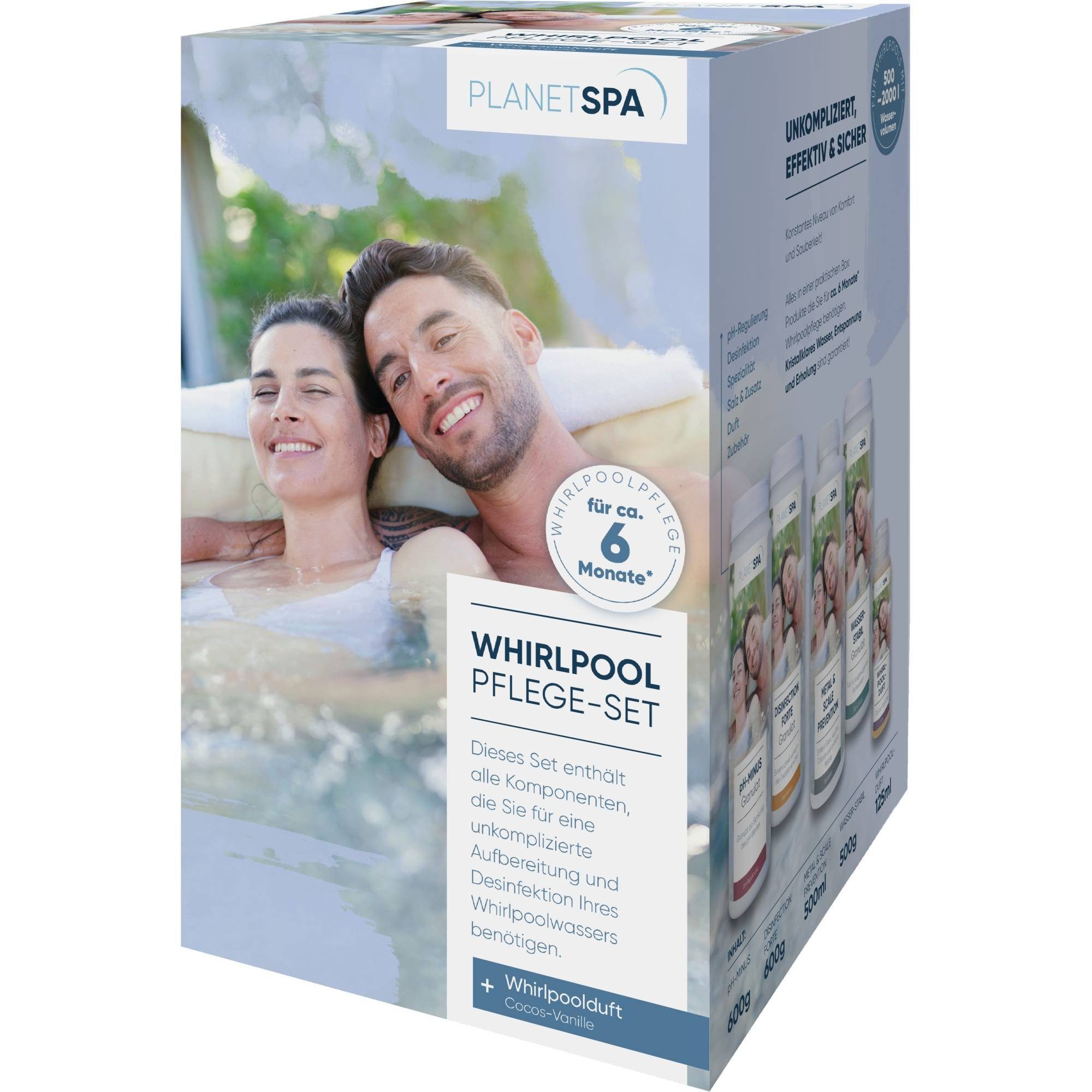 Planet Spa Poolpflege Planet Spa Whirlpoolpflege Komplett-Set, 7-teilig