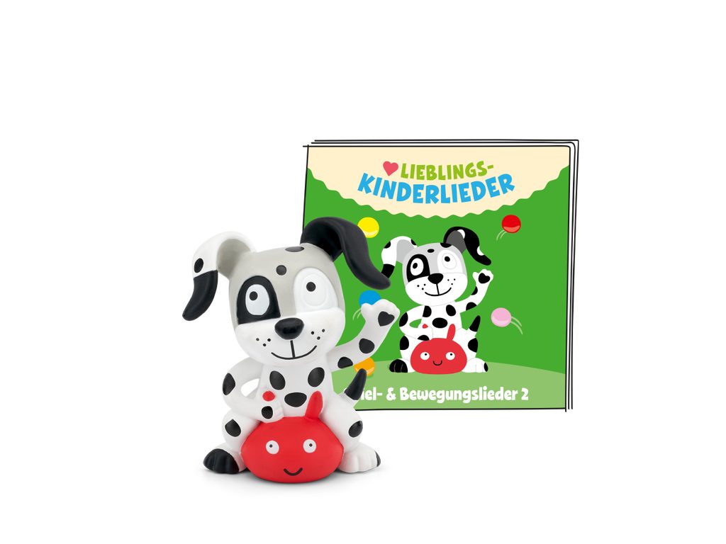 tonies Hörspielfigur Tonies-Spiel und Bewegungslieder 2023, (1-St., Hörfigur, Booklet / Anleitung), Magnethaftend, handbemalt, integrierter NFC-Chip