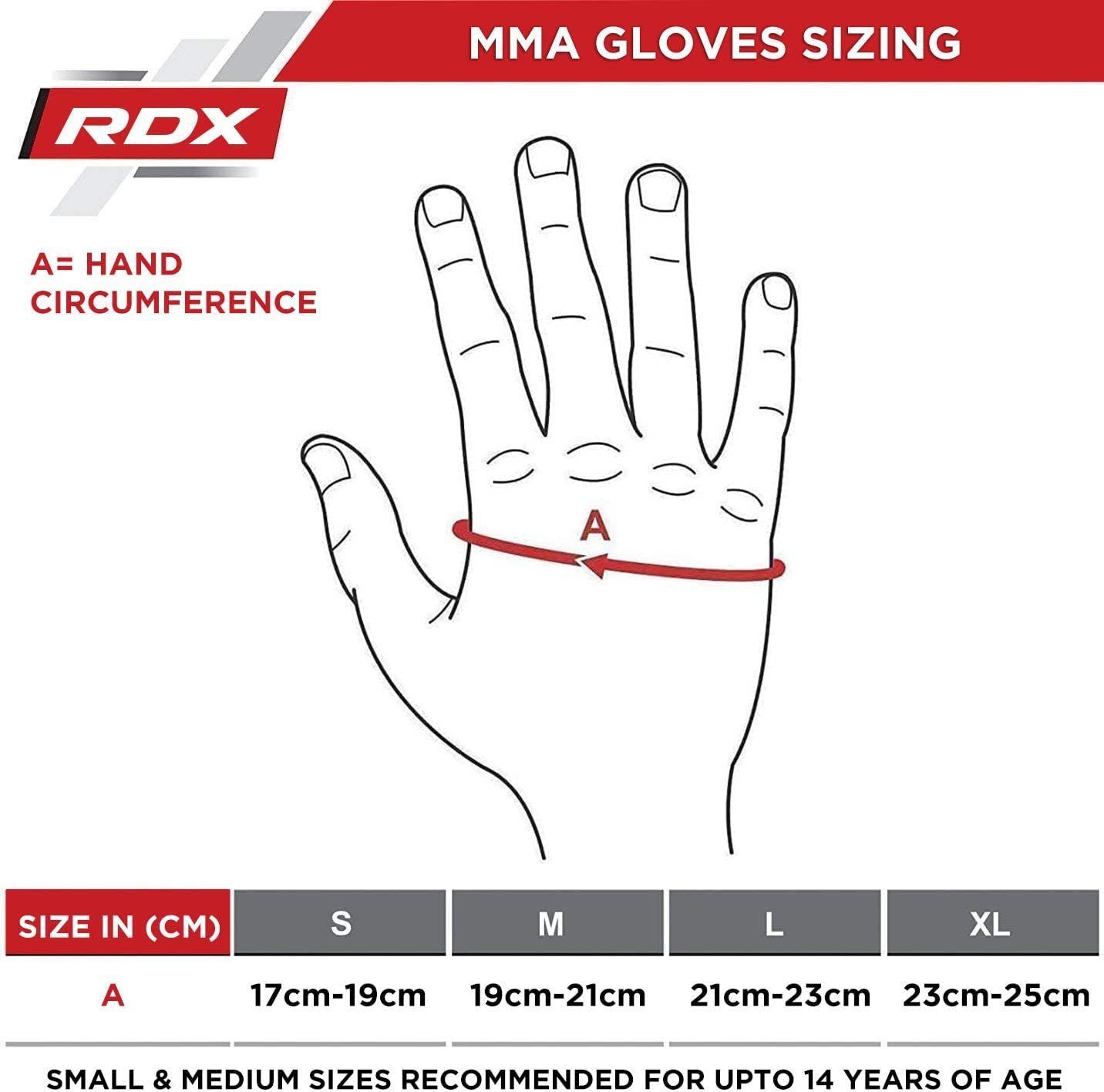 RDX Sports MMA-Handschuhe RDX MMA Handschuhe, MMA gloves Training, Sparring Grappling