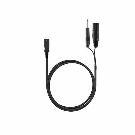 K 190.40 - 1,5 m Glattes Anschlusskabel mit 3-pol. XLR und 6,35 mm Klinke