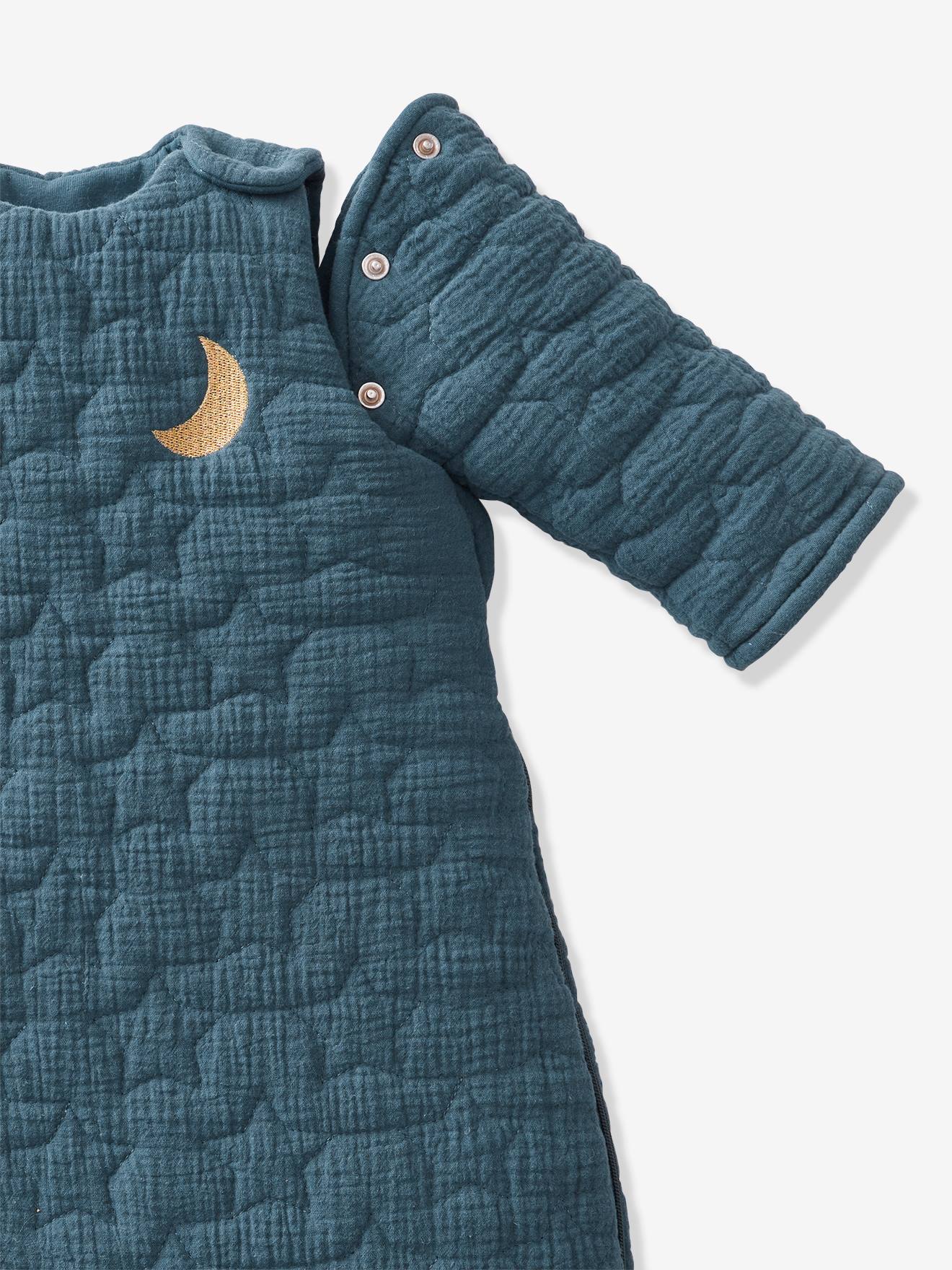 Gigoteuse quiltée manches amovibles NUITS DE RÊVE en coton bio* vert