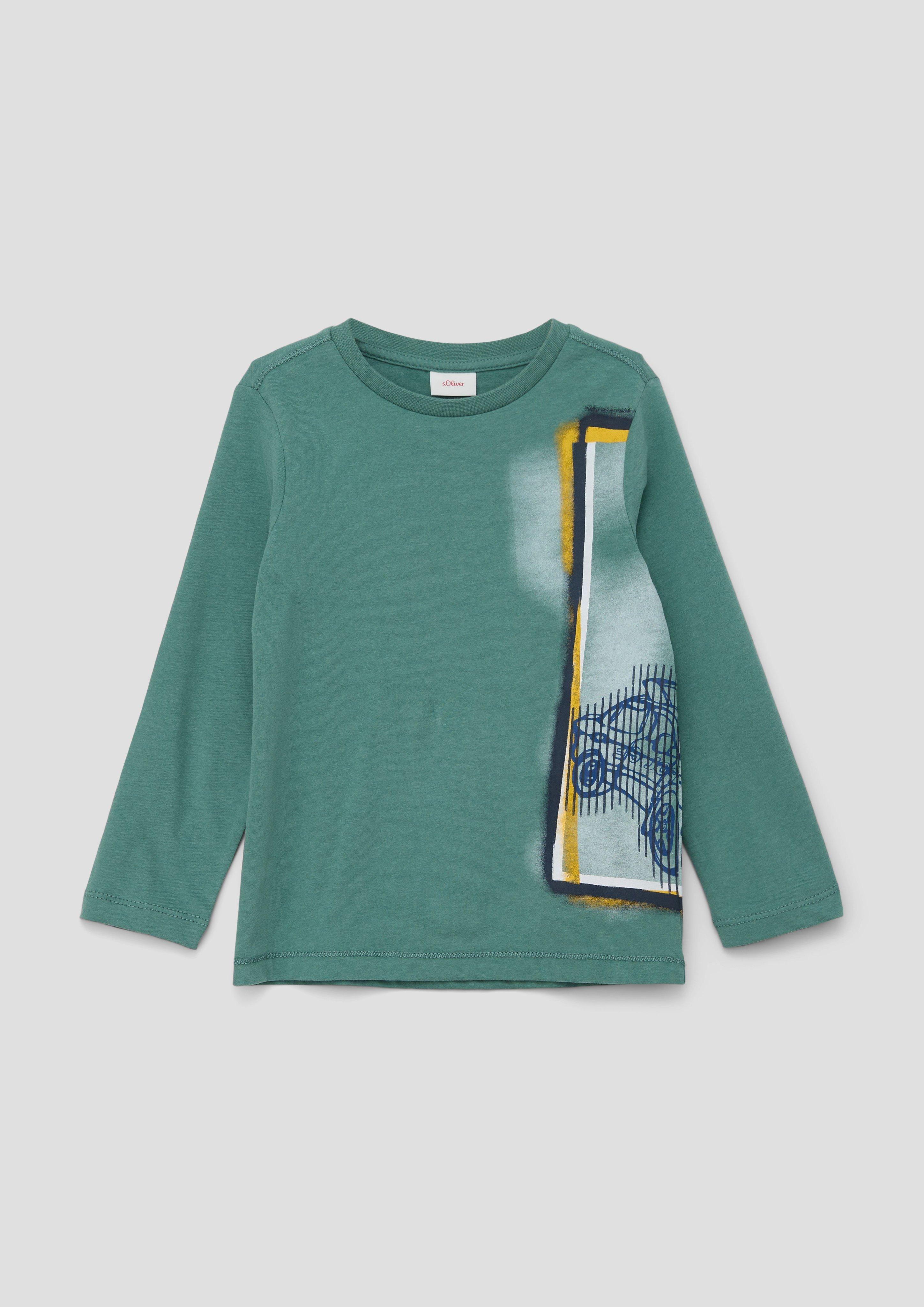 Longsleeve mit umlaufendem Print  2134227-6576
