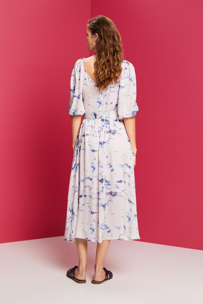 Midi-Kleid mit Wickel-Effekt