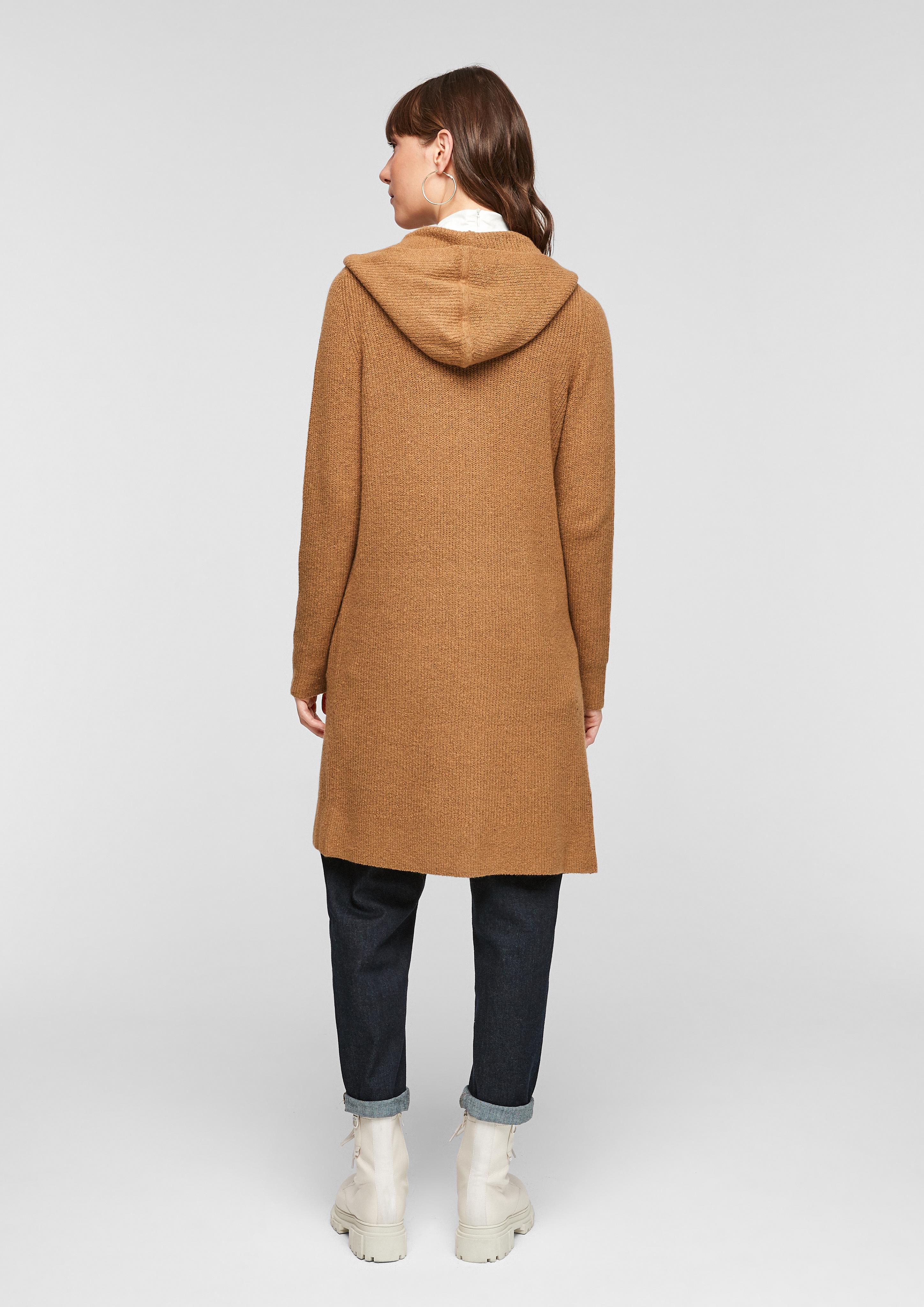 Long-Cardigan mit Kapuze  04.899.64.X062-8469