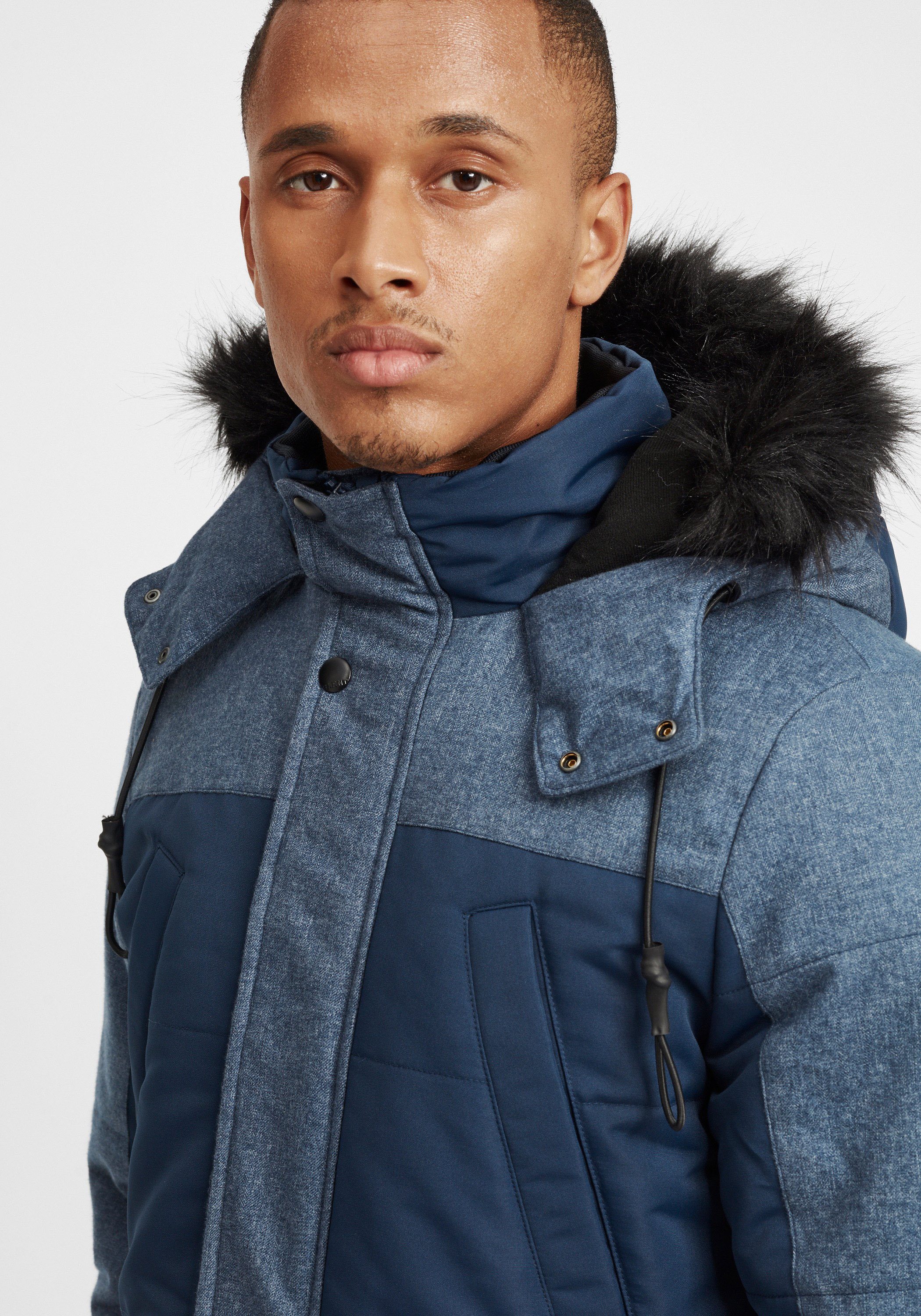 Blend Parka BHMikael modische Herren Winterjacke mit Kapuze