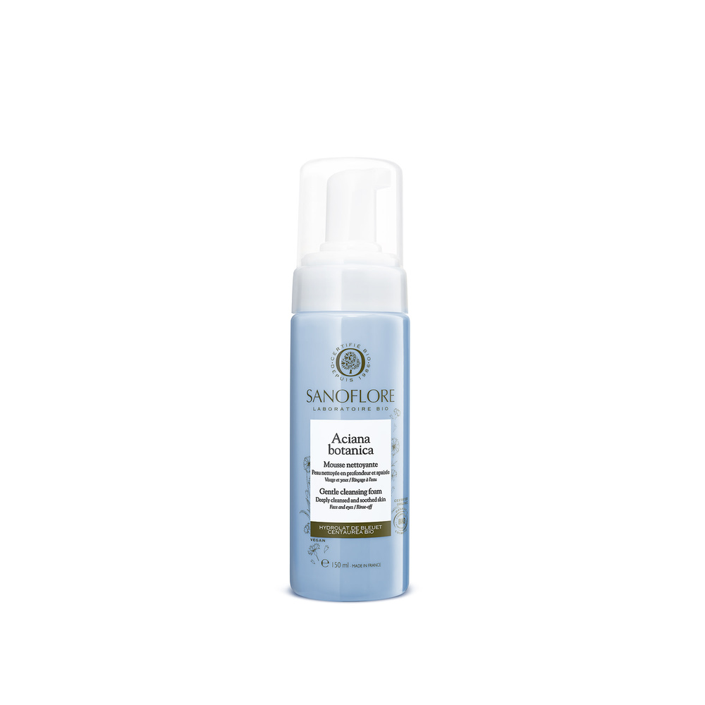 Sanoflore Aciana botanica Mousse nettoyante visage et yeux